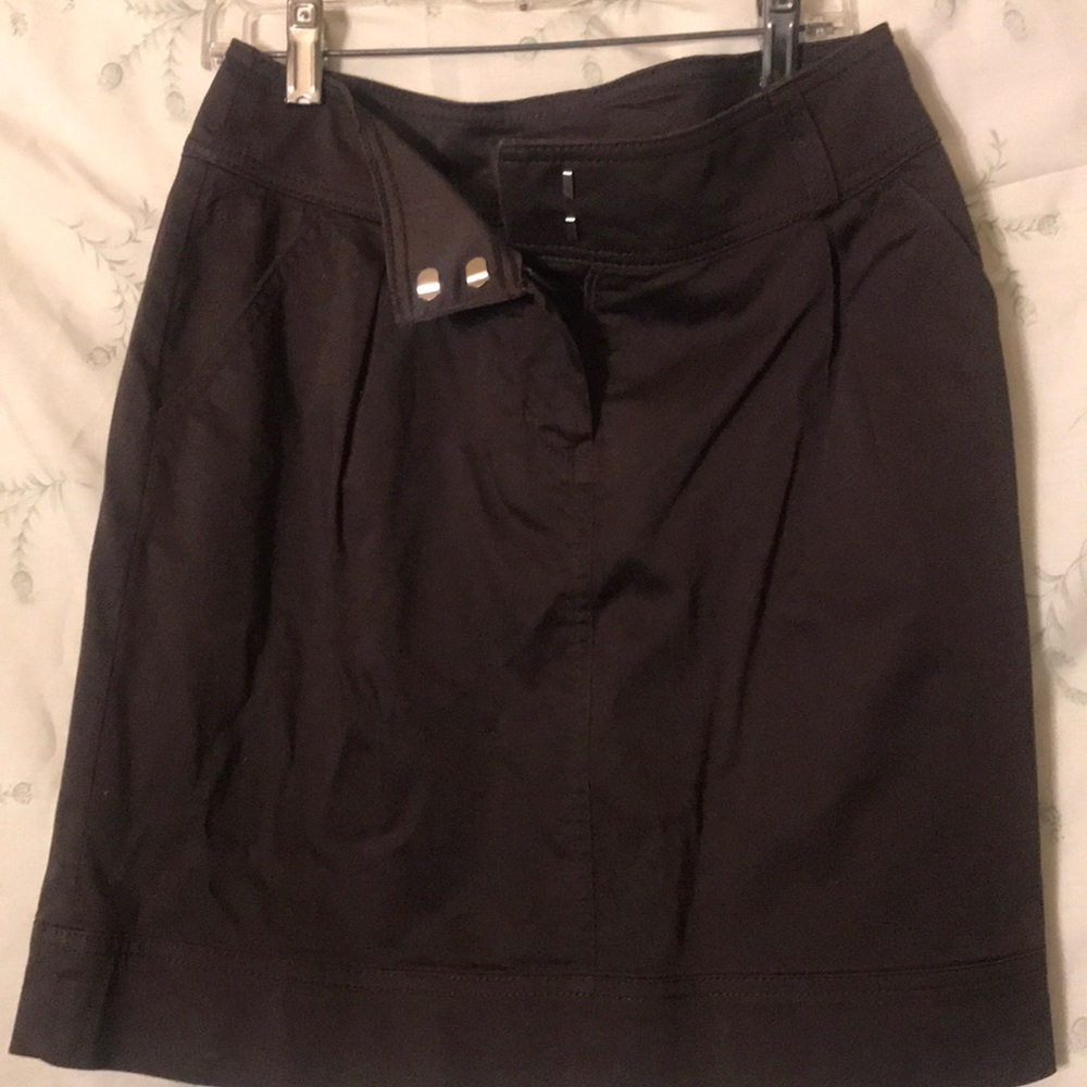 A brown skirt